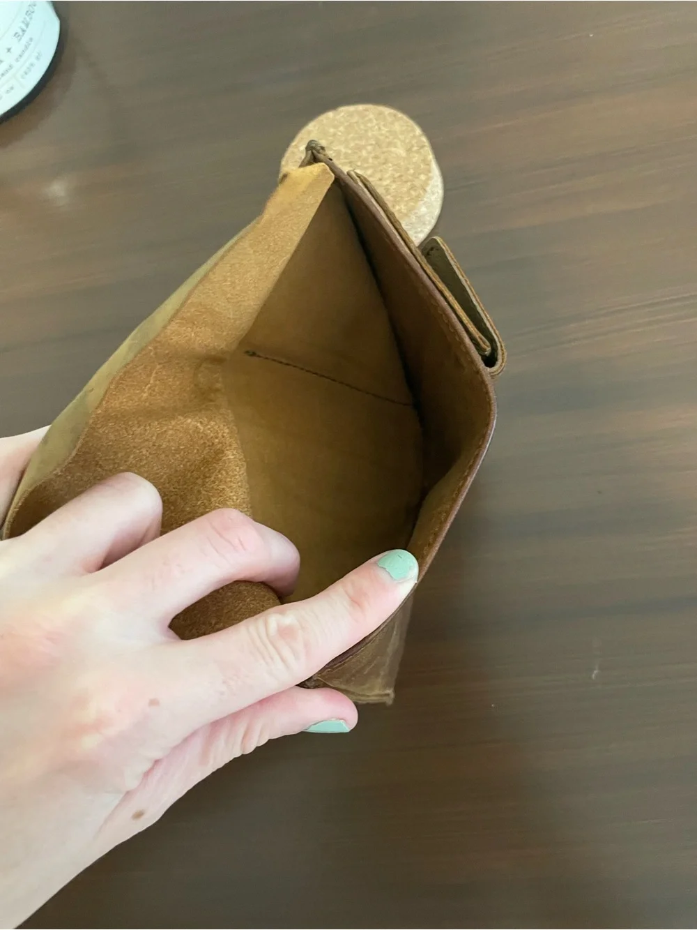 Love 41 (Saddleback) Leather Wallet - Brown